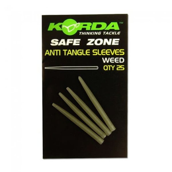 Korda Anti Tangle Hooklink Sleeves Weedy Green