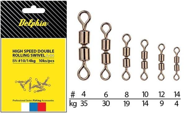 Delphin twin tippet h.14/4kg