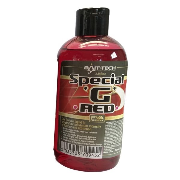 Bait-Tech Liquid Booster Deluxe G Red 250ml