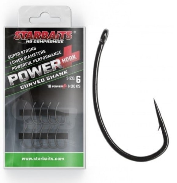 Starbaits háčik Power Curved Shank 4