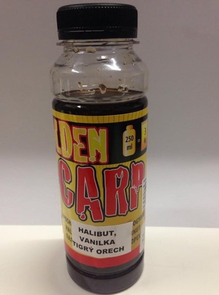 Timar Golden Carp Liquid - Halibut, vanilka, tygří ořech 250ml