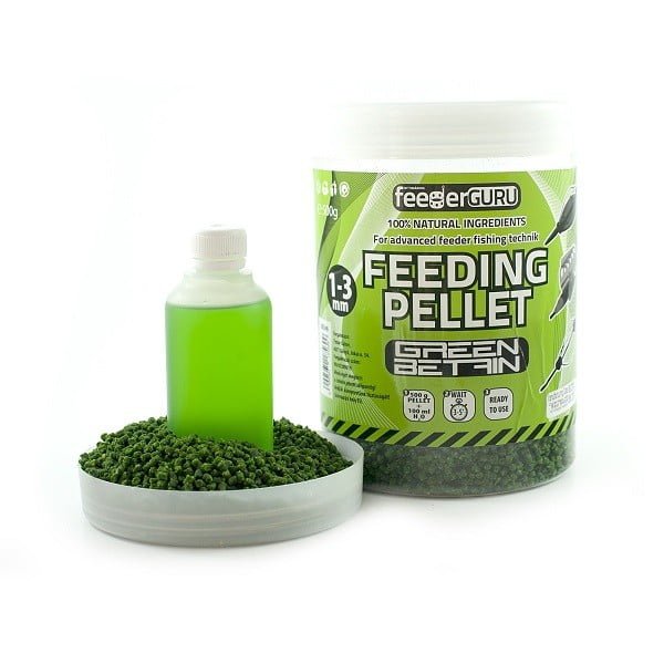 Timar Feeder guru pelety 500g Green Betain