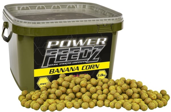 Starbaits Boilies Feedz Banana Corn 20mm 1,8kg