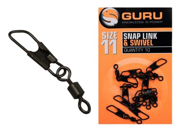 Guru Snap Link + Swivel  Size 11