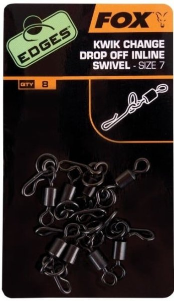 Fox Edges Kwik Change Drop Off Inline swivel size 7