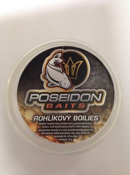 Poseidon Rohlíkový boilies - Čoko Pomaranč 35g