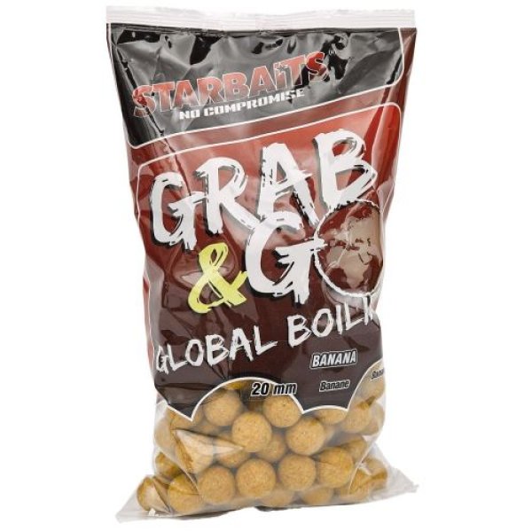 Starbaits Boilies Grab & Go Global Banana Cream 2,5kg 20mm