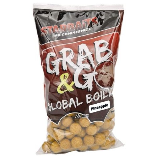 Starbaits Boilies Grab & Go Global Ananás 1kg 20 mm