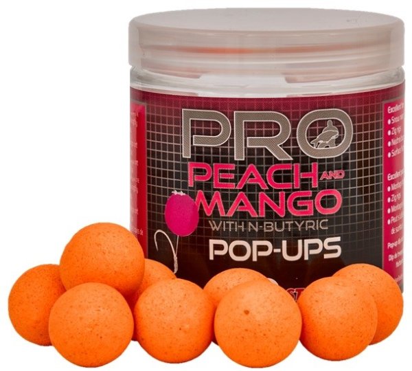 Starbaits Pop Up Pro Peach & Mango 50g 12mm